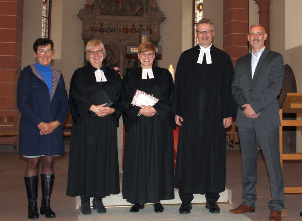 Christel Allendorf, Dekanin Dr. Dorette Seibert, Pfarrerin Melanie Pflanz, Pfarrer Gerrit Boomgaarden, Matthias Pflanz
